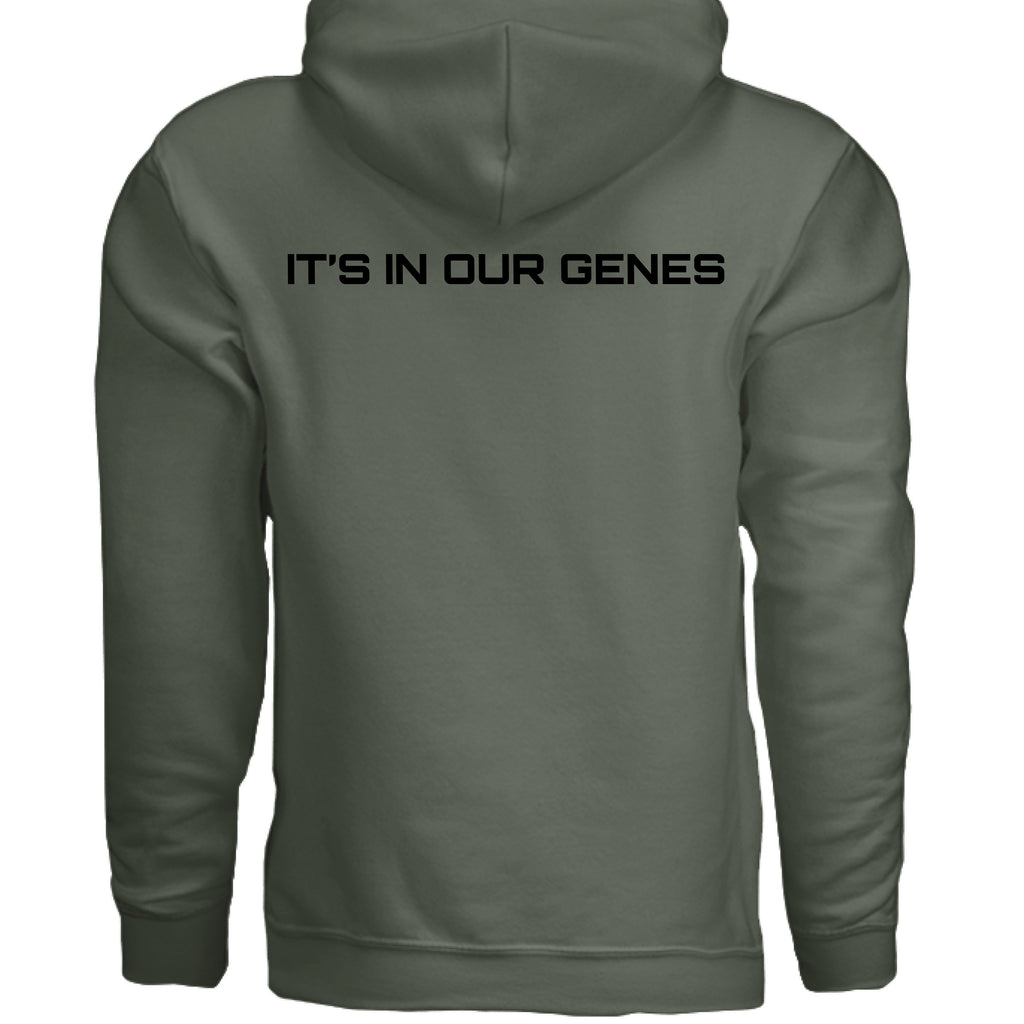 MILITARY GREEN - BACK