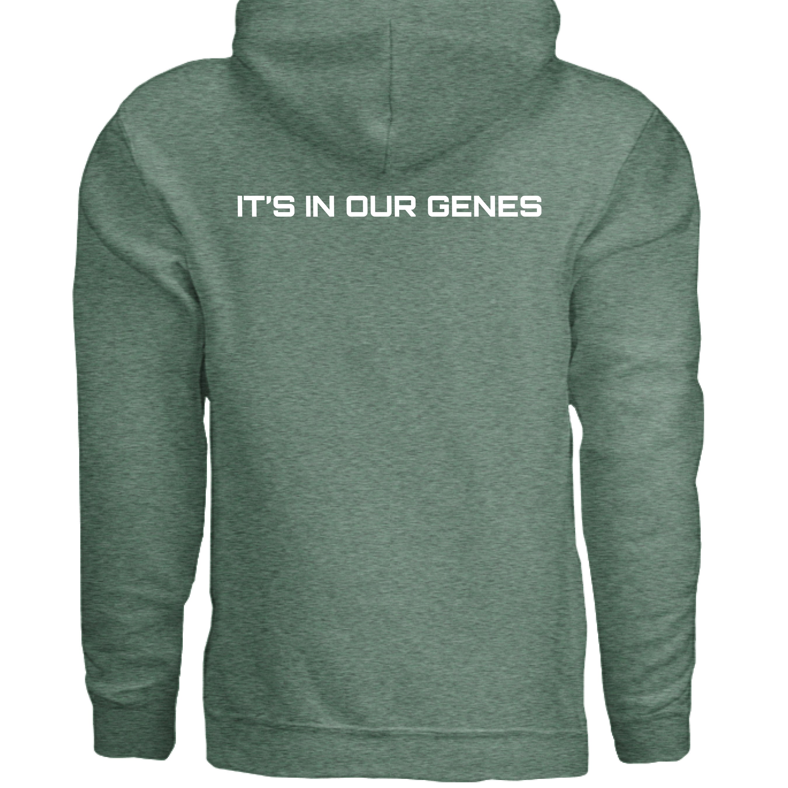 Heather Sport Dark Green - BACK