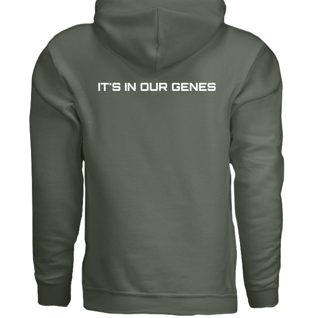 MILITARY GREEN - BACK