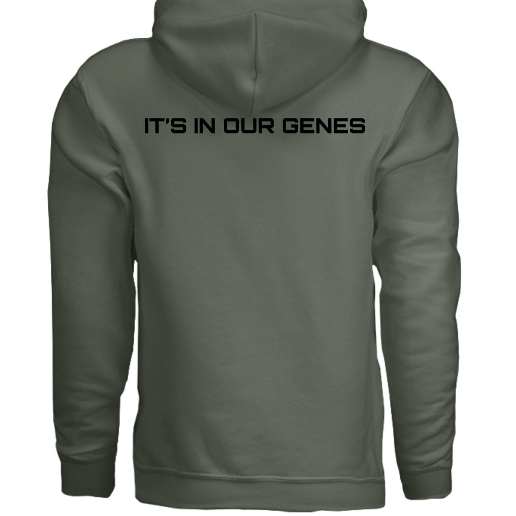 MILITARY GREEN - BACK