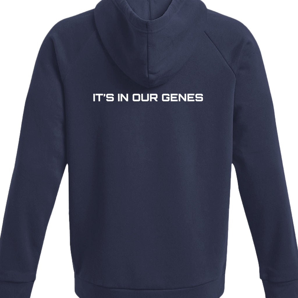 Midnight Navy/ White - BACK