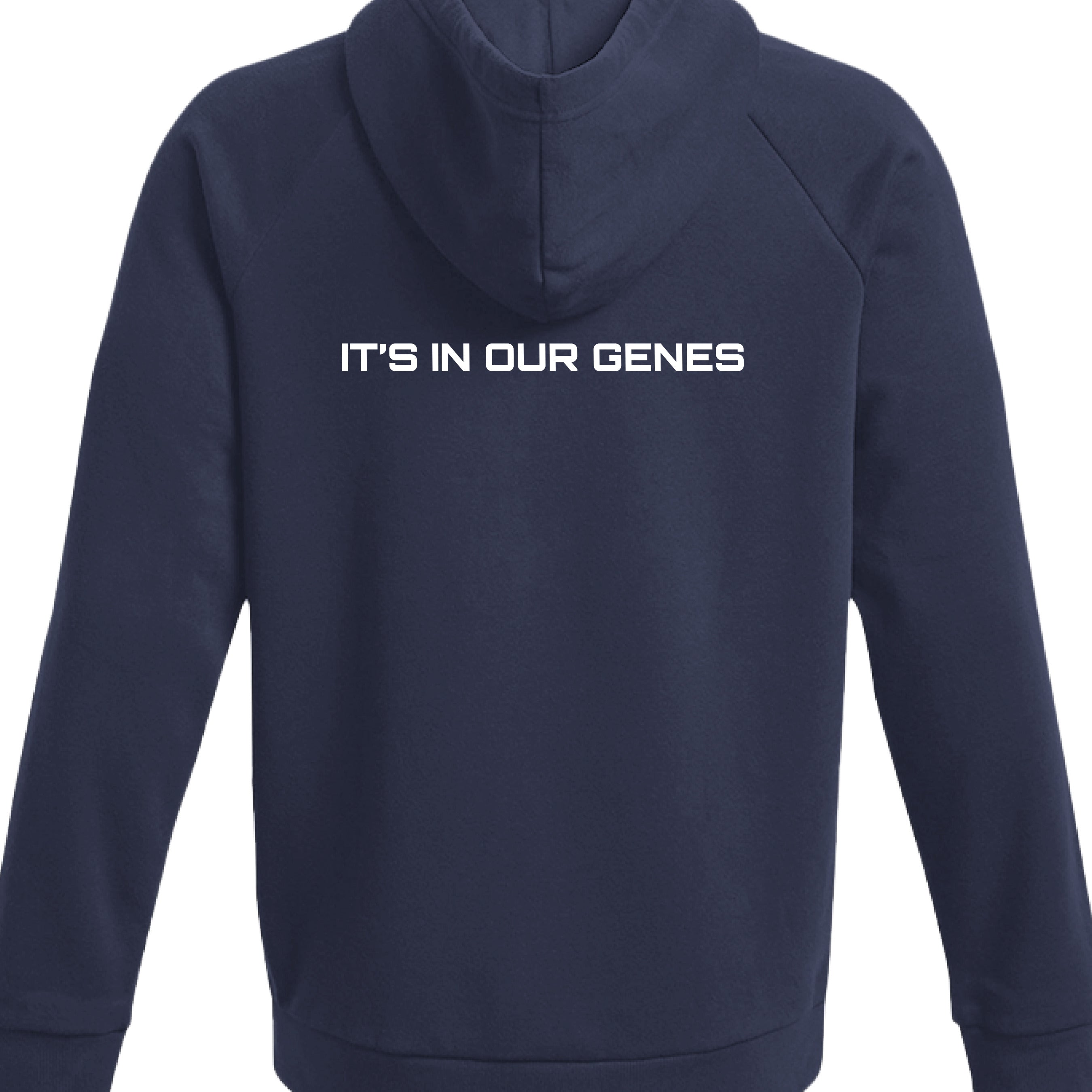 Midnight Navy/ White - BACK